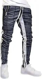 [JEShifangjiusu] Sweatpants Jogging Pants for Men Sweatpants Elasticated Waist Sports Running Pants Slim Fit Lightweight Drawstring, Dark Gray B1, XXL