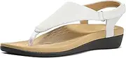 UTENAG Womens Arch Support Sandals Orthotic Adjustable Thong Flip Flops Shoes