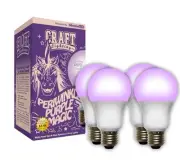 Craft Lighting Periwinkle Purple Magic Red & Blue Spectrum LED Grow Light Bul...