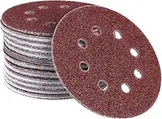 Angoily 25pcs Grit Sandpaper Circular Pads Hook and Discs for Conditioning Moisture Heat Resistant Non-woven Abrasive for Cleaning Finishing Deburring