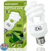 HARTOMPET UVB 5.0 Reptile Light13W, Compact Fluorescent Tropical Lamp, Coil U