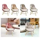 Low Rolling Stool Rolling Seat Makeup Roller Seat for Garage Fitness Office