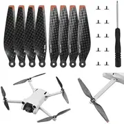 8PCS Carbon Fiber Propeller for DJI Mini 4 Pro Drone Small Low Noise Drone Propellers Accessories