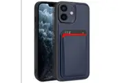 ZUSLAB iPhone 11 Case, Magnetic Detachable Card Holder Blue