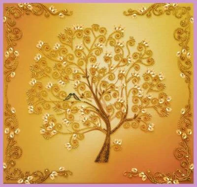 Bead embroidery kit Welfare hand embroidery needlework kit