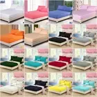 Ultra Sofe Deep Fitted Sheet Set Double Queen King Super King Size Pillowcases