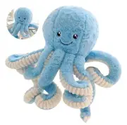 JOSON Cute Octopus Plush Toys, Soft Octopus Stuffed Animals, Girls and Blue