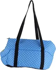 1Pc Portable Pet Backpack Small Blue Dog Shoulder Bag for Easy Travel Comfortable Storage Pouch for Outings for Pets Convenient Zipper Access Versatile Carrying Options