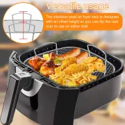 Air Fryer Rack Grilling Rack Stainless Steel Food Dehydrator Rack Cooking .l