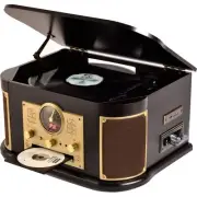 YAMAZEN Curiom Multi Record Player with Remote Control (CD/Record/
