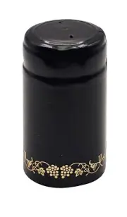 Home Brew Ohio Black With Gold Grapes PVC Shrink Capsules 8000 count