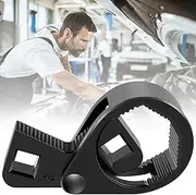 Inner Tie Rod Wrench, Universal Tie Rod End Remover, 25/27-42mm Sturdy Steering Track Rod Removal Tool, Multi-functional Inner Tie Rod Wrench for Car Truck Vehicle Motorcycle (25-42mm)