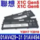 LENOVO 01AV430 原廠規格 電池 ThinkPad X1 第五代 第六代 X1C 01AV429 01AV431 01AV440 01AV494 SB10K97586 SB10K97587 SB10K97588 ThinkPad X1-5th Carbon 5th Gen5 Y2017 ThinkPad X1-6th Carbon 6th Gen6 Y2018