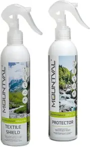 Mountval Protector Set, 2 x 300ml, Mountval Textile Shield for Clothing,...