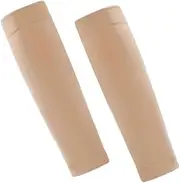 FOMIYES 1 Pair Compression Socks Calf Socks Compression Calf Sleeve Football Leg Sleeves Leg Sleeve for Men Calf Sleeve for Men Knee Sleeves for Men Compression Stockings Nylon Beige