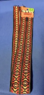 Vintage 70's 22" Embroidered "Quik Braid Zipper" ~ Retro - Boho ~ #2551