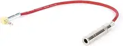 ROBAUN 3.5mm 1/8inch to 6.35 mm 1/4inch TRS Jack Cable 3.5 Male Jack Stereo to 6.35 Female Stereo Extension Cable Audio Line Adapter(Red-SL,2M)