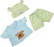 Kisangel 10 Doll Clothes Set Stylish Outfits for Dolls Mix Match Fashion Accessories for Newborn Boys for Imaginative Play
