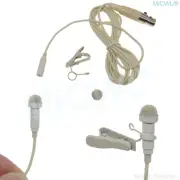 ME2 Beige Lavalier Microphone for Shure Wireless BeltPack mini 4Pin Metal Cap