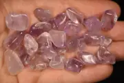 50g *AMETHYST* Chips 26pce Tumbled Stones Healing, Stress, Protection, Sobriety
