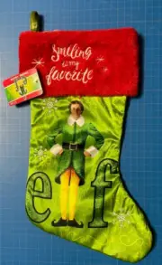 Buddy The Elf Stocking Ruz Smiling Is My Favorite