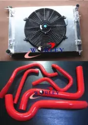 3ROW RADIATOR & SHROUD & FAN & HOSE FOR Holden Commodore VN VG VP VR VS V6 3.8L