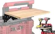 Heavy Duty Foldable Work Table Compatible with Milwaukee Packout Rolling Toolbox,Workbench for the Back of Bottom Rolling Box System