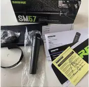 For Shure SM57 SM57-LC Cardioid Dynamic Wired Instrument Microphone Black UK