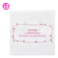在飛比找PChome24h購物優惠-SHISEIDO 資生堂 輕柔感化粧棉 (165片/包)*5