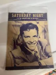 Saturday Night Is The Loneliest Night Of The Week- Frank Sinatra Sheet Music