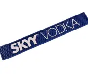 SKYY VODKA Blue Rubber Bar Mat Rail Runner Spill Mat 24" X 3.5" NEW