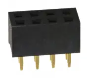 Pack of 4 NPPN042AFCN-RC Connector 8 Position Header Connector 0.079" (2.00...