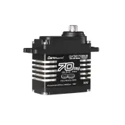 YIPINSERVO GX3270BLS 25T 180°/270° 70kg High Torque Magnetic Induction IP68 Waterproof Digital Servo for 1/8 1/10 RC Car