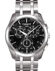 [Tissot] Couturier Chronograph T0356171105100 Watch in Black