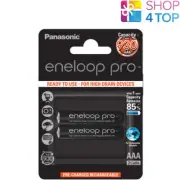 2 PANASONIC ENELOOP PRO RECHARGEABLE AAA HR03 BATTERIES BLISTER 1.2V 930mAh NEW