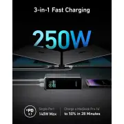 Anker Prime 27000mAh 250W PD 3.1 Power Bank with 100W Charging Base Bundle