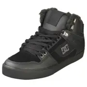 DC Shoes Pure High-top Wc Winter Mens Casual Trainers in Black Black - 11 US