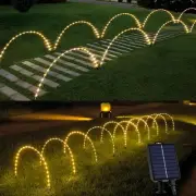 Solar Pathway Lights Outdoor Waterproof, String Light Outdoor 5 in 1, 120 LED...