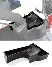 Savadicar Wheel Well Storage Bin, Rear Trunk Organizer, Cargo Storage Tray for 2011-2018 Jeep Wrangler JK JKU 2/4 Door, Interior Storage Expansion Accessories, Right Side, Black, 1 PCS