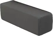 Generic Couch Arm Rest Pillow Armrest Washable Pillowcase Zipper Design Elbow Support Pillow Cushion for Bed Bedroom Home Armchair, Dark Gray