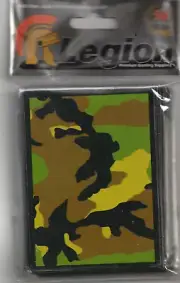 50 LEGION SUPPLIES Army Camo glossy DECK PROTECTORS CARD SLEEVES Pokemon mtg