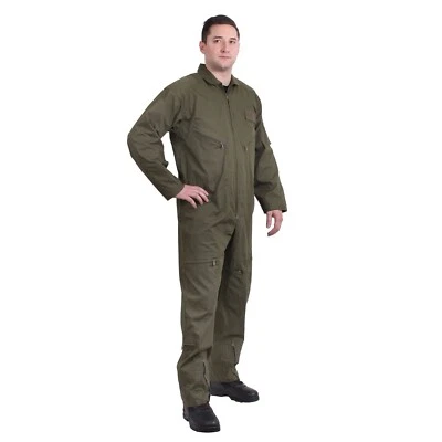 Rothco NWT Air Force Style Uniform Army Flight Suit Coverall Small INTERM Green