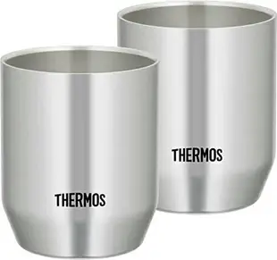 【不鏽鋼色 2入組】THERMOS THERMOS 兩用保溫杯 JDH-360 360ml 真空斷熱【小福部屋】