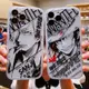 動漫卡通海賊王11艾斯山治12創意手繪蘋果13手機殼適用iPhone14promax個性潮男XS弧形保護套78plus透明軟殼XR
