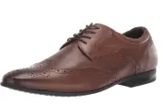 Kenneth Cole REACTION Men's Zeke Lace Up Oxford, Cognac, 11.5 M