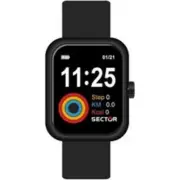Sector R3251282001 Unisex Black Silicone Strap Replacement for Ø 39 mm Wristwatc