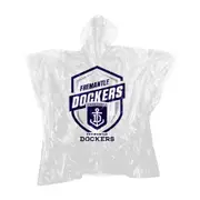 AFL Poncho - Fremantle Dockers - Plastic Rain Coat - OSFM