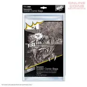 Ultra Pro GOLDEN Size RESEALABLE Comic Bags - Packet of 100