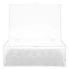 Medical Storage Box with Lid Clear Light Blocking Containers for Medication