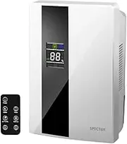Spector Dehumidifier Air Purifier 2200ml Portable Dual-core 90W Efficient Dryer White
